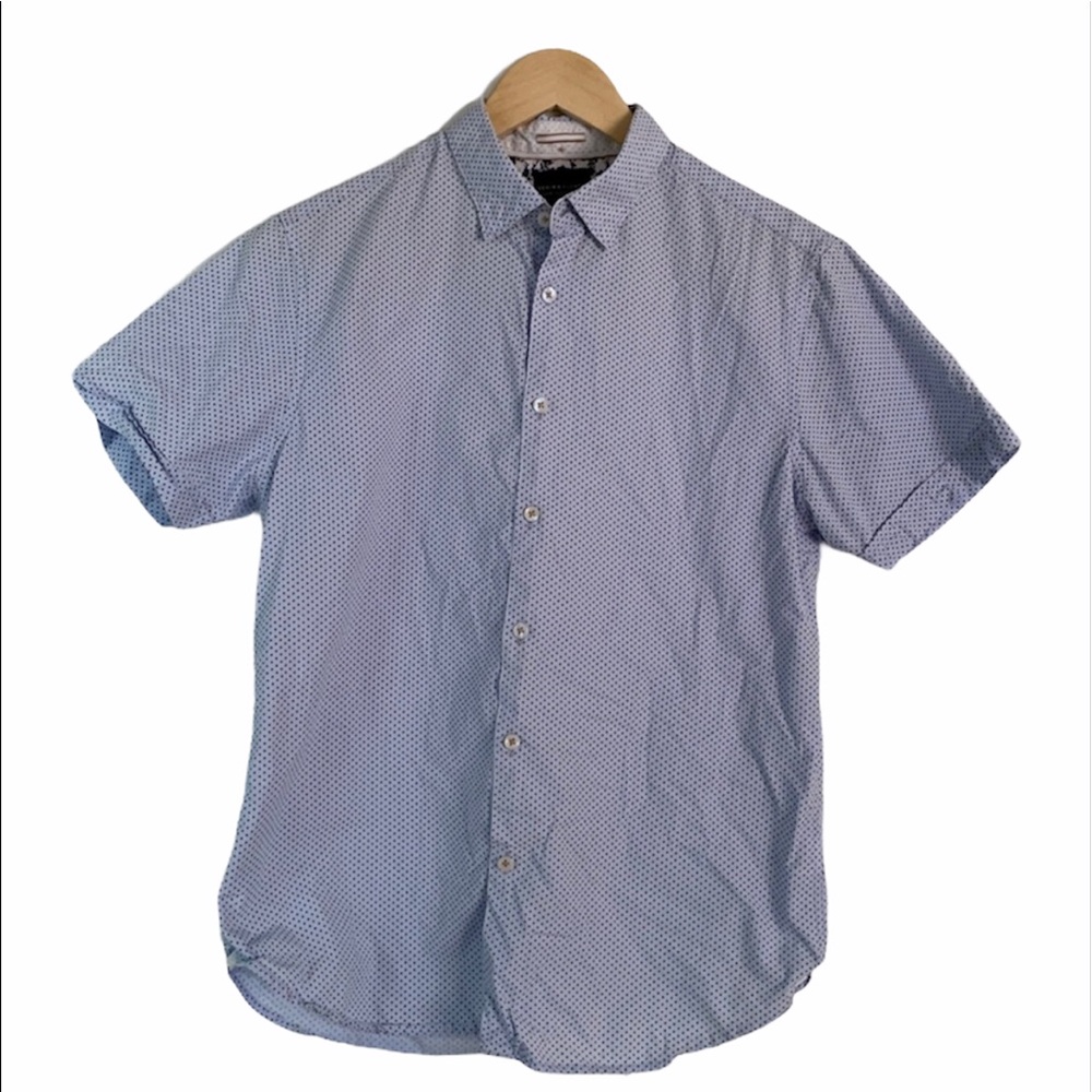 Denim & Flower Button down